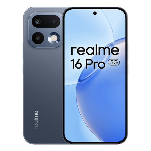 realme 16 PRO 17,3 cm (6.8'') Doppia SIM 5G 8 GB 256 GB 6500 mAh Grigio