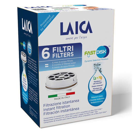 Image of Laica Fast Disk Ricambio filtro per acqua 6 pz