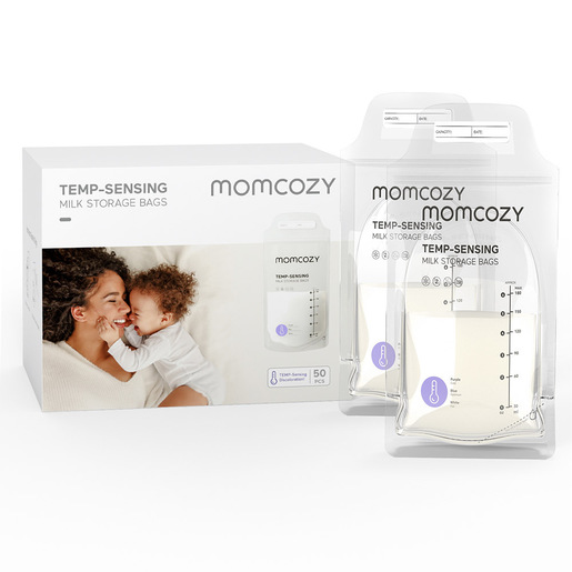 Image of Momcozy MS002-NA00NB accessorio per l'allattamento al seno 50 pz Sacchetto di conservazione per latte materno