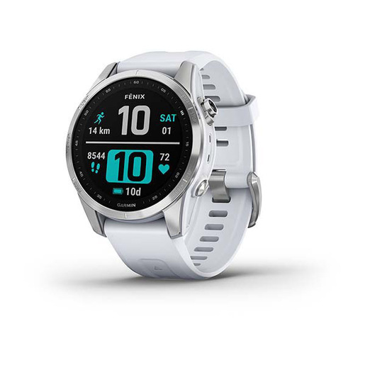 Image of Garmin fenix 7S 3,05 cm (1.2'') MIP 42 mm Argento GPS (satellitare)