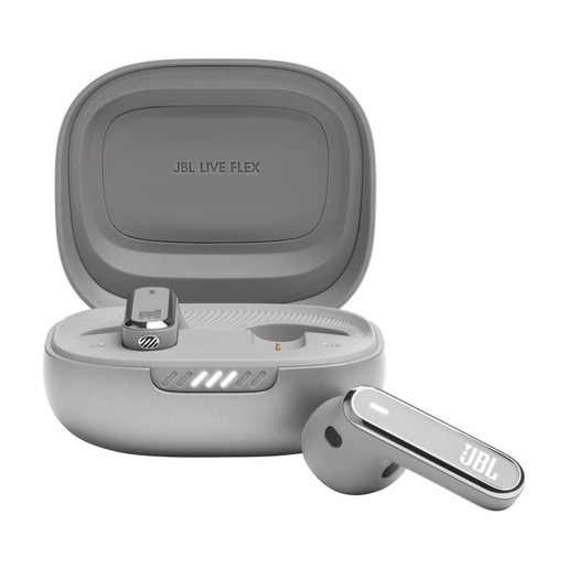 Image of JBL LIVE FLEX Auricolare Wireless In-ear MUSICA Bluetooth Argento