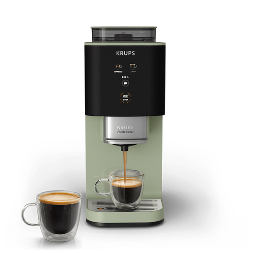 Krups Coffee Crush, Macchina da Caffè Automatica, Design Compatto