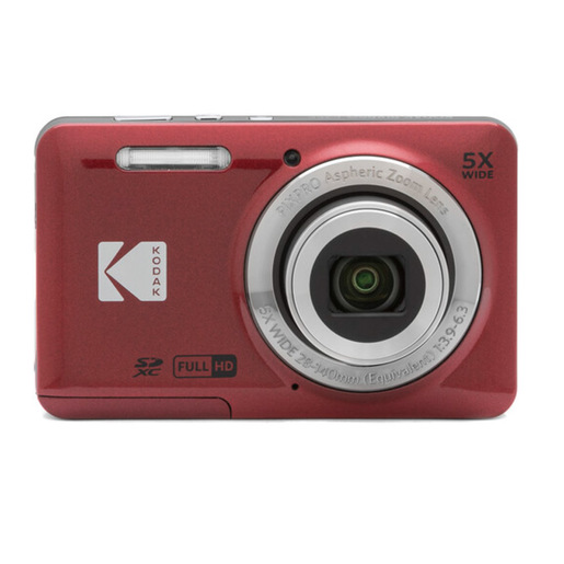 Image of Kodak PIXPRO FZ55 1/2.3'' Fotocamera compatta 16 MP CMOS 4608 x 3456 Pixel Rosso