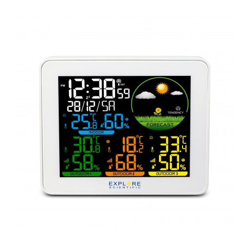 Image of Explore Scientific OXS058 stazione meteorologica digitale Bianco Batteria