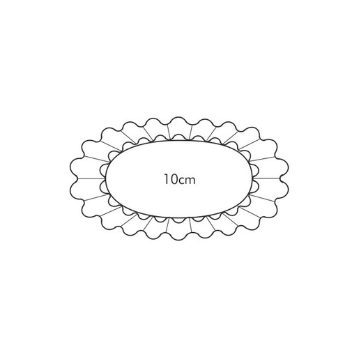 Image of Tescoma Set 6 stampi ovali per tartellette delicia