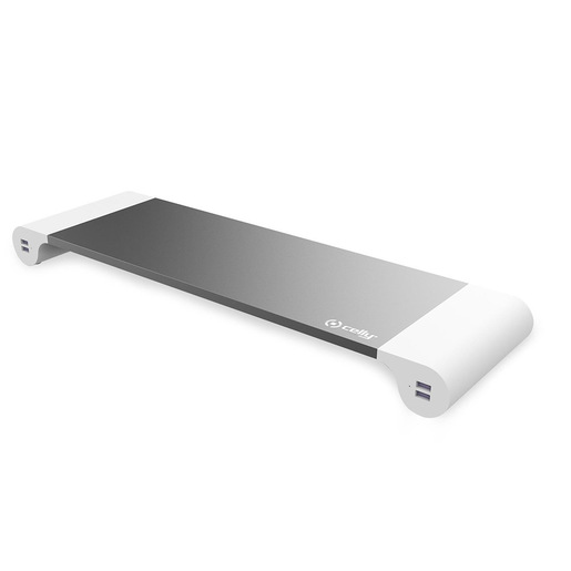 Image of Celly SW DESK USB HUB WH supporto da tavolo per Tv a schermo piatto Scrivania Bianco