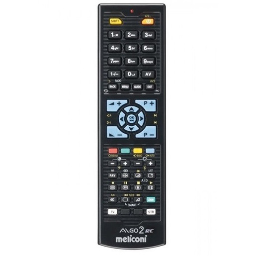 Image of Meliconi Algo 2 RC telecomando IR Wireless DVD/Blu-ray, DVR, Console da gioco, IPTV, TV, Set-top box TV, VCR Pulsanti