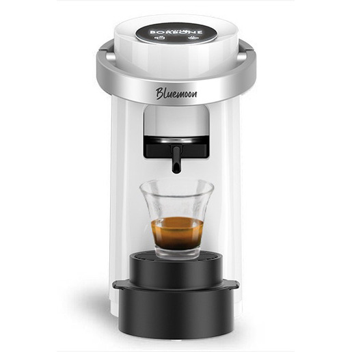 Image of Caffè Borbone Bluemoon Macchina da Caffè a Cialde ESE 44mm – Multifunzione per Espresso, Infusi e Bevande Calde, Pressione 15 bar, Serbatoio 0.9L - Bianc