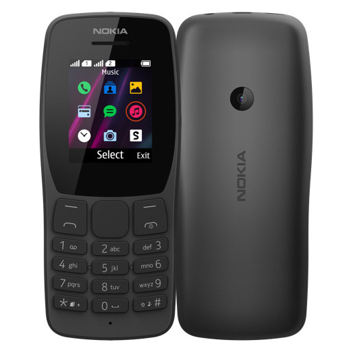 Image of Nokia 110 4,5 cm (1.77'') Nero Telefono cellulare basico