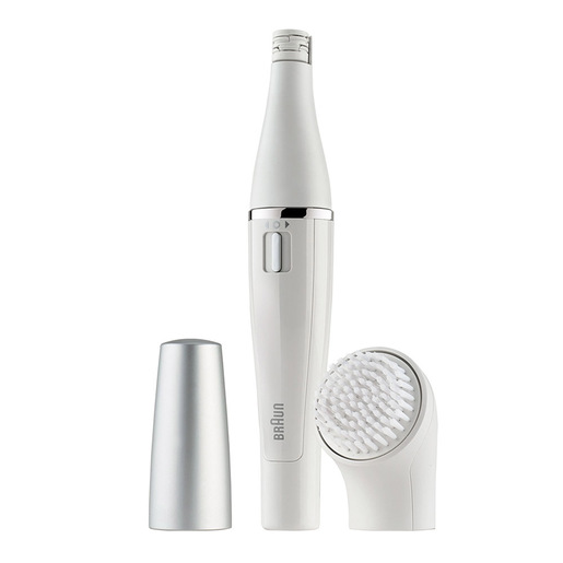 Image of Braun FaceSpa Face Spa Depilatore Donna Epilatore Viso, Accessori Inclusi, Con Spazzola Pulizia Viso, 100% impermeabile, Idea Regalo, 810 Bianco