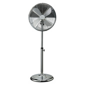 Electroline Ventilatore A Piantana 4 Pale 40Cm Metallizzato-image