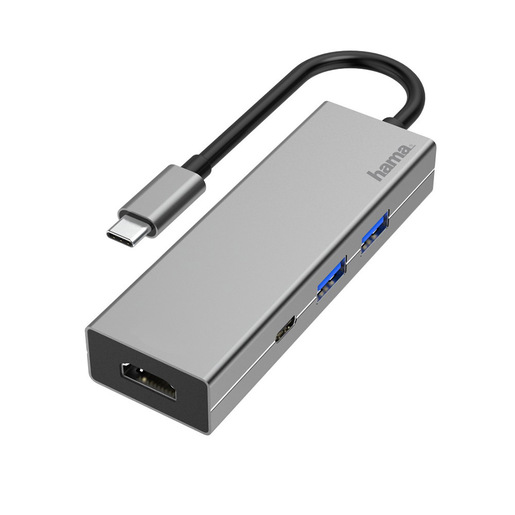 Image of Hama HUB USB Type C 3.1 / 2 porte USB A 3.0 - 1 porta USB Type C - HDMI, Power Delivery