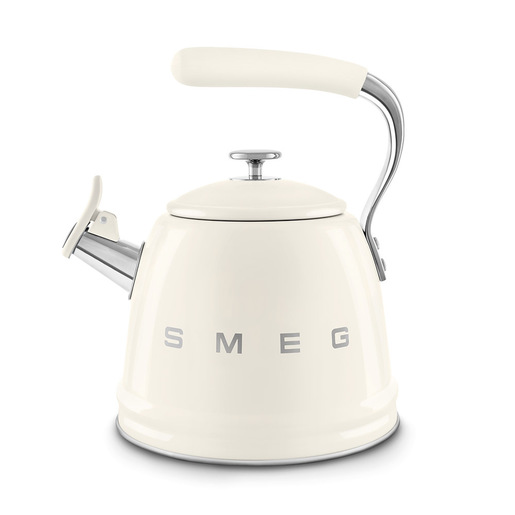 Image of Smeg Bollitore con fischio 50's Style - Panna LUCIDO - WKF01CR