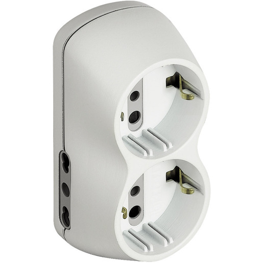 Image of bticino S3614D adattatore per presa di corrente Tipo L (IT) Bianco