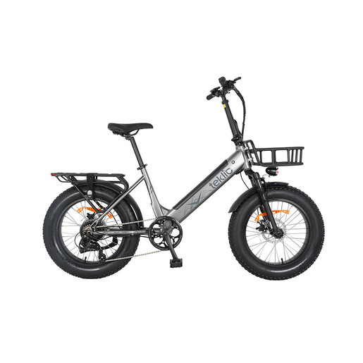 Image of TEKLIO TF5R5AL48G bicicletta elettrica Nero, Grigio Alluminio 50,8 cm (20'') 29 kg