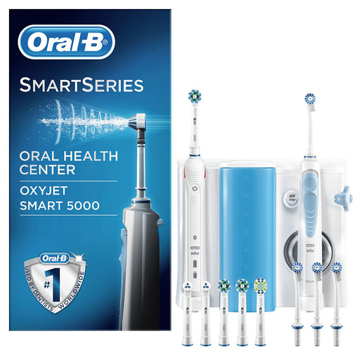 Image of Oral-B Oral Center Spazzolino Elettrico Smart 5000 e Idropulsore Oxyje