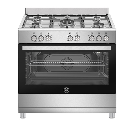 Image of Bertazzoni La Germania Americana SE965EX24 cucina Elettrico Gas Acciaio inox