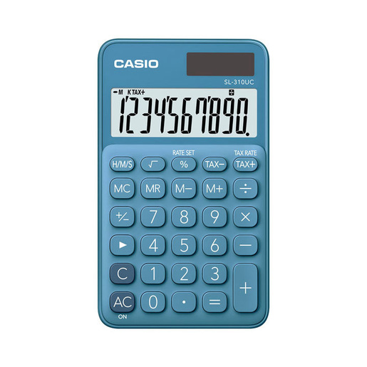 Image of Casio SL-310UC-BU calcolatrice Tasca Calcolatrice di base Blu