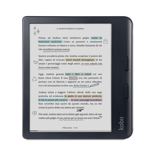 Image of Rakuten Kobo Libra Colour lettore e-book Touch screen 32 GB Wi-Fi Nero