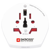 Skross 1500211-E Adattatore Per Presa Di Corrente Tipo F Universale Bianco-image