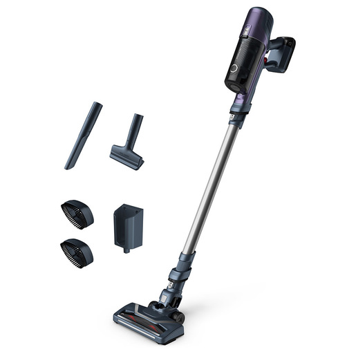 Image of Rowenta RH6837 2-in-1 stick vacuum Batteria Secco Senza sacchetto 0,55 L Viola, Grigio