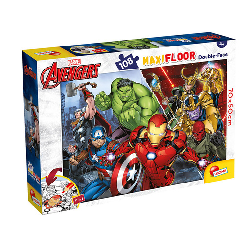 Image of Lisciani Marvel Puzzle Df Maxi Floor 108 Avengers