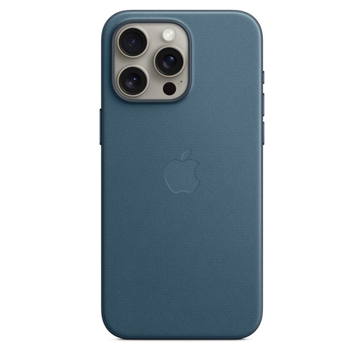 Image of Apple Custodia MagSafe in tessuto Finewoven per iPhone 15 Pro Max - Bl