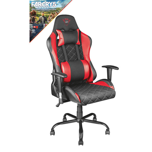 Image of Trust GXT 707R Resto Sedia da gaming per PC Seduta imbottita Nero, Rosso