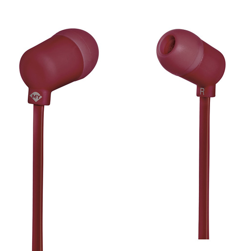 Image of MySound Speak Fluo Auricolare In-Ear con Microfono e Tasto di Risposta, Bordeaux