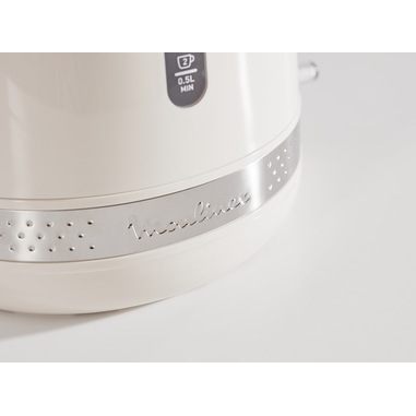 Bollitore Elettrico Moulinex Soleil 1.7 L – 2400W Con Controllo Temperatura, Doppia Finestra Livello Acqua, Nero