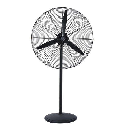 Image of Electroline Ventilatore a piantana 3 pale 65cm adatto a grandi ambienti nero metallizzato cod015