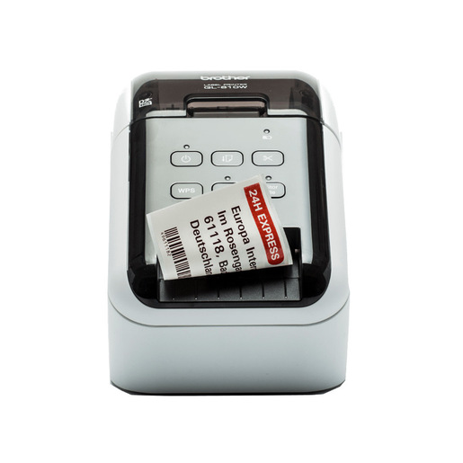 Image of Brother QL-810W stampante per etichette (CD) Termica diretta A colori 300 x 600 DPI 176 mm/s Con cavo e senza cavo DK Wi-Fi