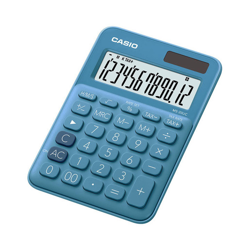 Image of Casio MS-20UC-BU calcolatrice Desktop Calcolatrice di base Blu