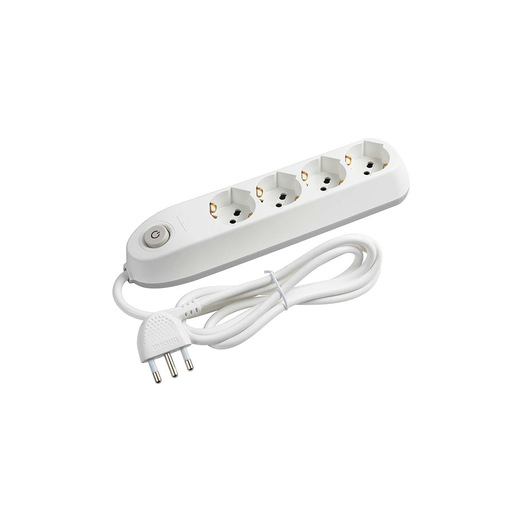 bticino Poker prolunghe e multiple 1,5 m 4 presa(e) AC Interno Bianco
