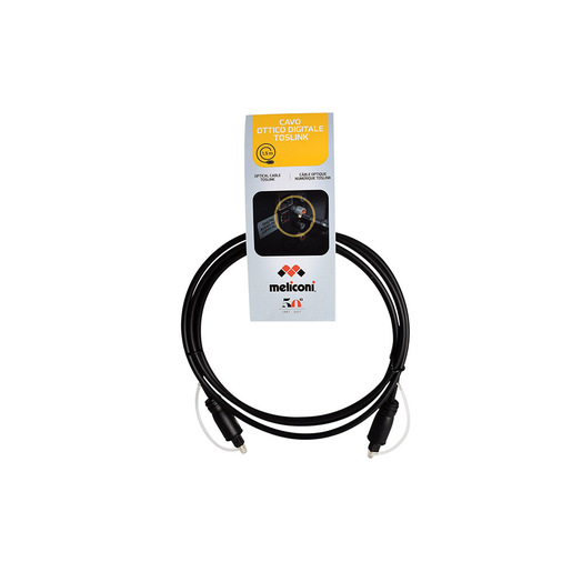 Image of Meliconi 497202 cavo audio 1,5 m TOSLINK Nero