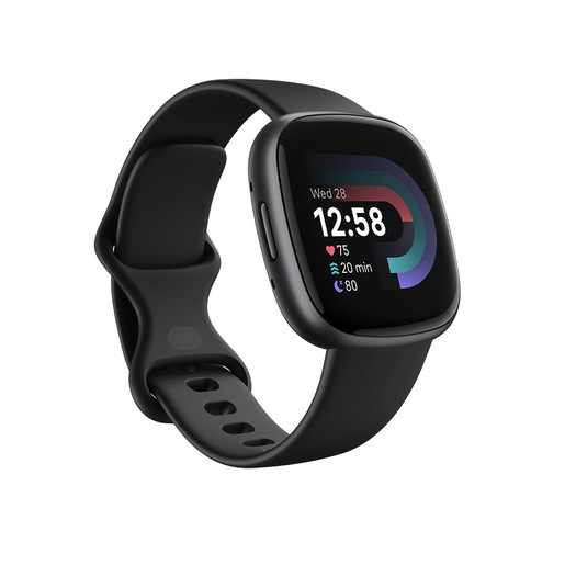 Image of Fitbit Versa 4 Digitale Touch screen Grafite GPS (satellitare)