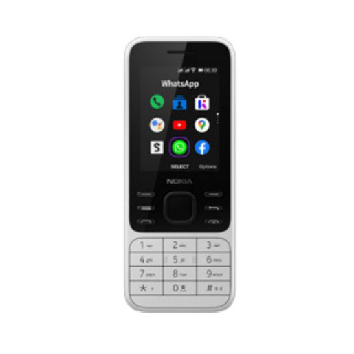 Image of Nokia 6300 4G 6,1 cm (2.4'') 104,7 g Bianco Telefono cellulare basico