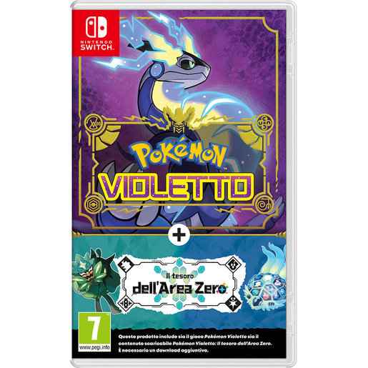 Image of        Pokémon Violetto + pack espansione Il Tesoro dell’Area Zero - Switch