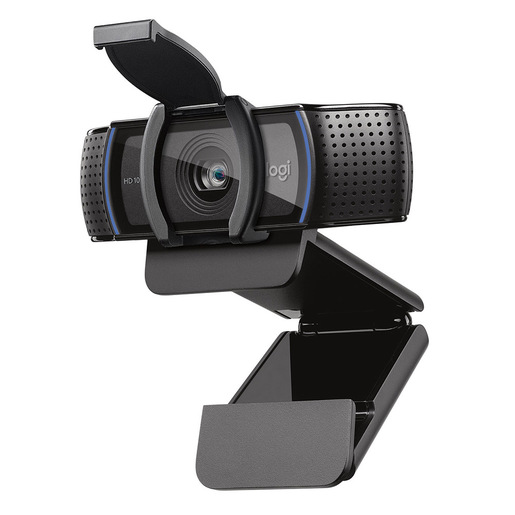 Image of Logitech C920S HD Pro Webcam, Videochiamata Full HD 1080p/30fps, Audio Stereo ?Chiaro, ?Correzione Luce HD, Privacy Shutter, Per Skype, Zoom, FaceTime