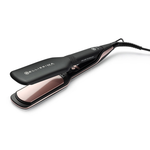 Image of Bellissima Imetec XL ION, piastra lisciante per capelli, piastre larghe, ionizzatore, rivestimento ceramica e cheratina, 5 temperature da 150 a 230°C,