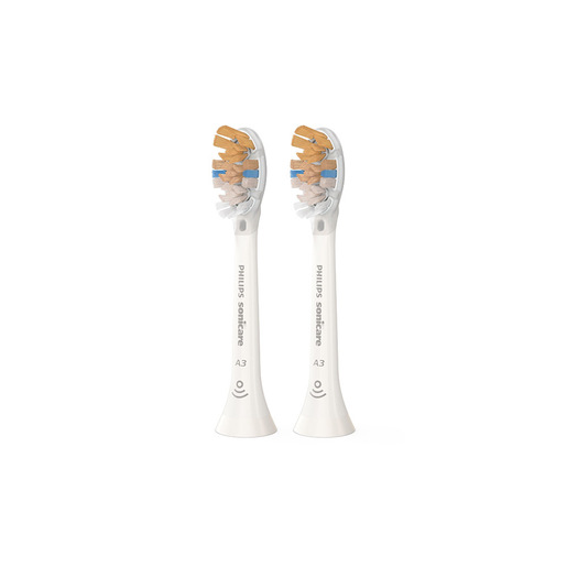 Image of Philips A3 Premium Sonicare 2x Testine bianche per spazzolino sonico, denti bianchi e puliti, gengive sane HX9092/10
