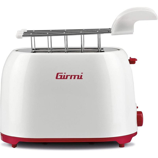 Image of Girmi TP1101 tostapane 2 fetta/e Rosso, Bianco 800 W