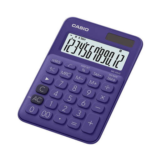 Image of Casio MS-20UC-PL calcolatrice Desktop Calcolatrice di base Viola