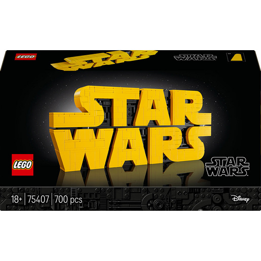 Image of LEGO Star Wars Logo ™ in mattoncini