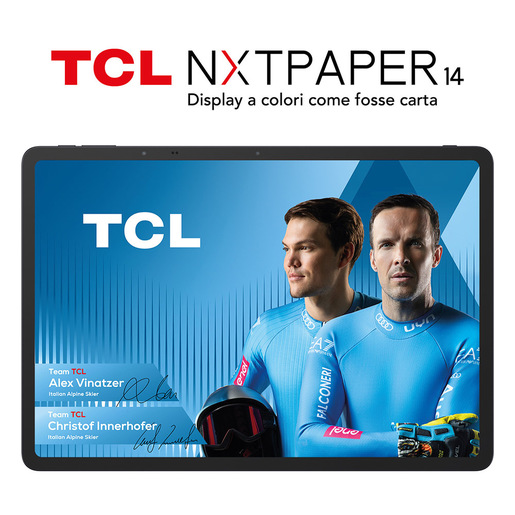 Image of TCL NXTPAPER 14 Mediatek 256 GB 36,3 cm (14.3'') 8 GB Wi-Fi 5 (802.11ac) Android 14 Grigio