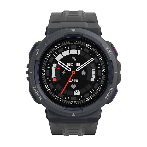 Image of Amazfit ACTIVE EDGE 3,35 cm (1.32'') TFT 46 mm Digitale 360 x 360 Pixel Touch screen Nero GPS (satellitare)