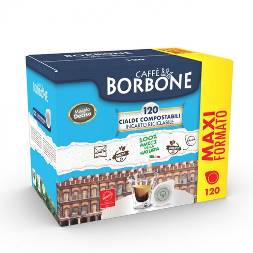 Image of Caffè Borbone Cialda Miscela Decisa - confezione da 120 pezzi