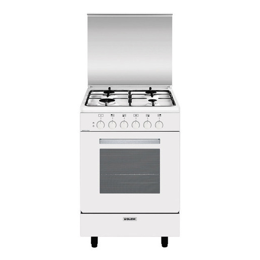 Image of Glem Gas A554MX6 cucina Piano cottura Bianco A