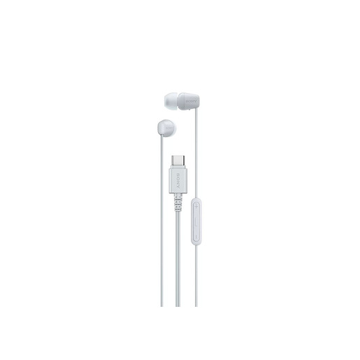 Image of Sony IER-EX15C Auricolare Cablato In-ear Musica e Chiamate USB tipo-C Bianco