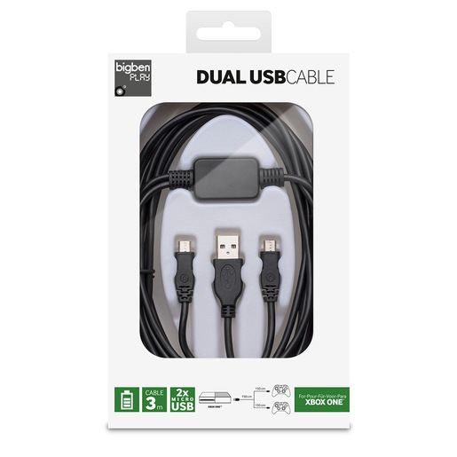 Image of Bigben Interactive Dual USB Cable Cavo